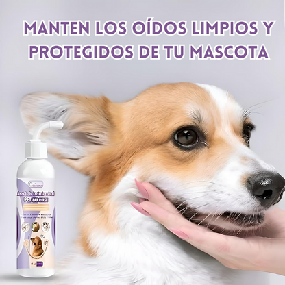 Pet Ear Cleaner© - Limpiador y protector de orejas para mascotas