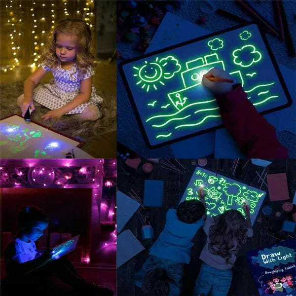 LumiSketch© - Tableta mágica LED para niños