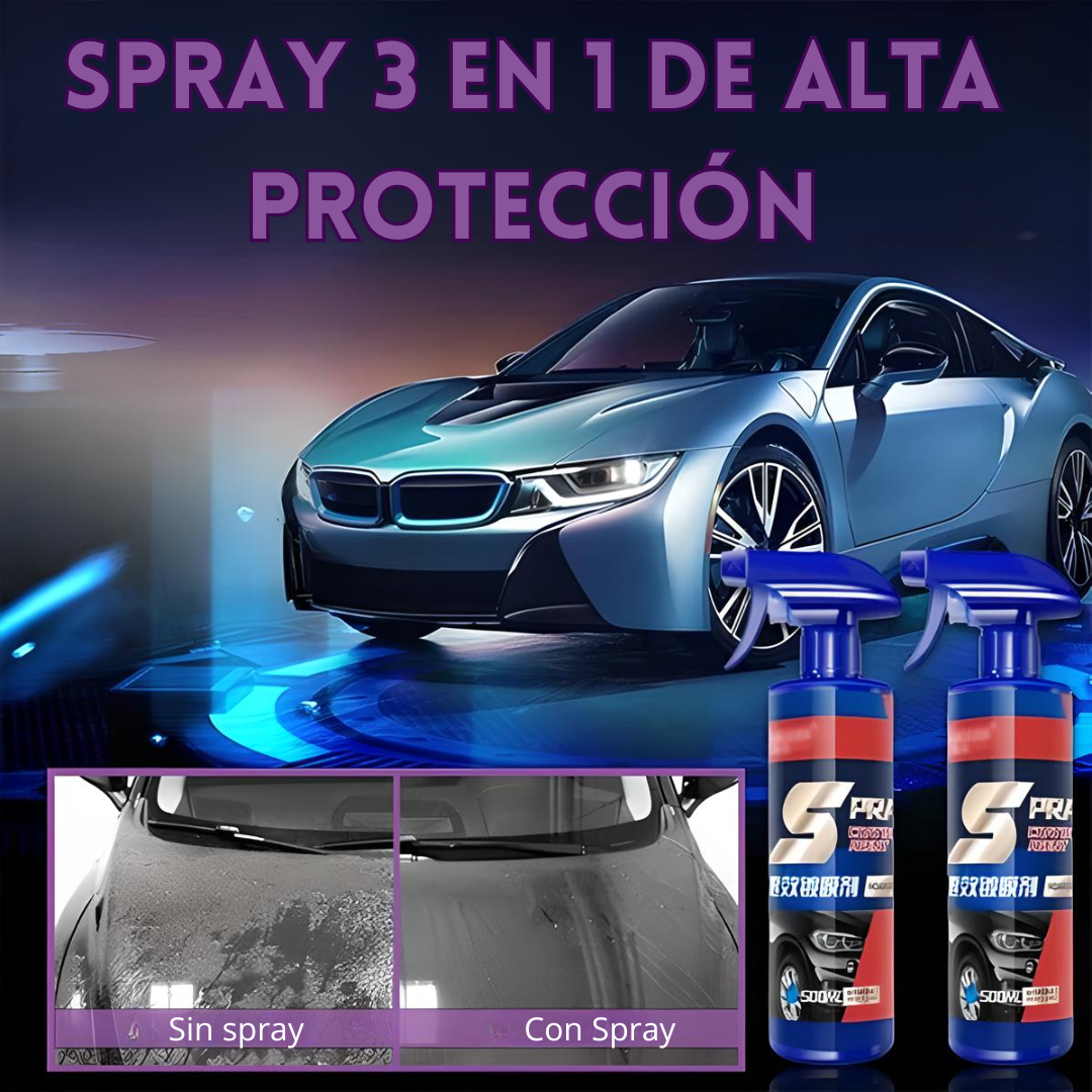 Ceramic Spray© - Spray protector y reparador de arañazos para autos